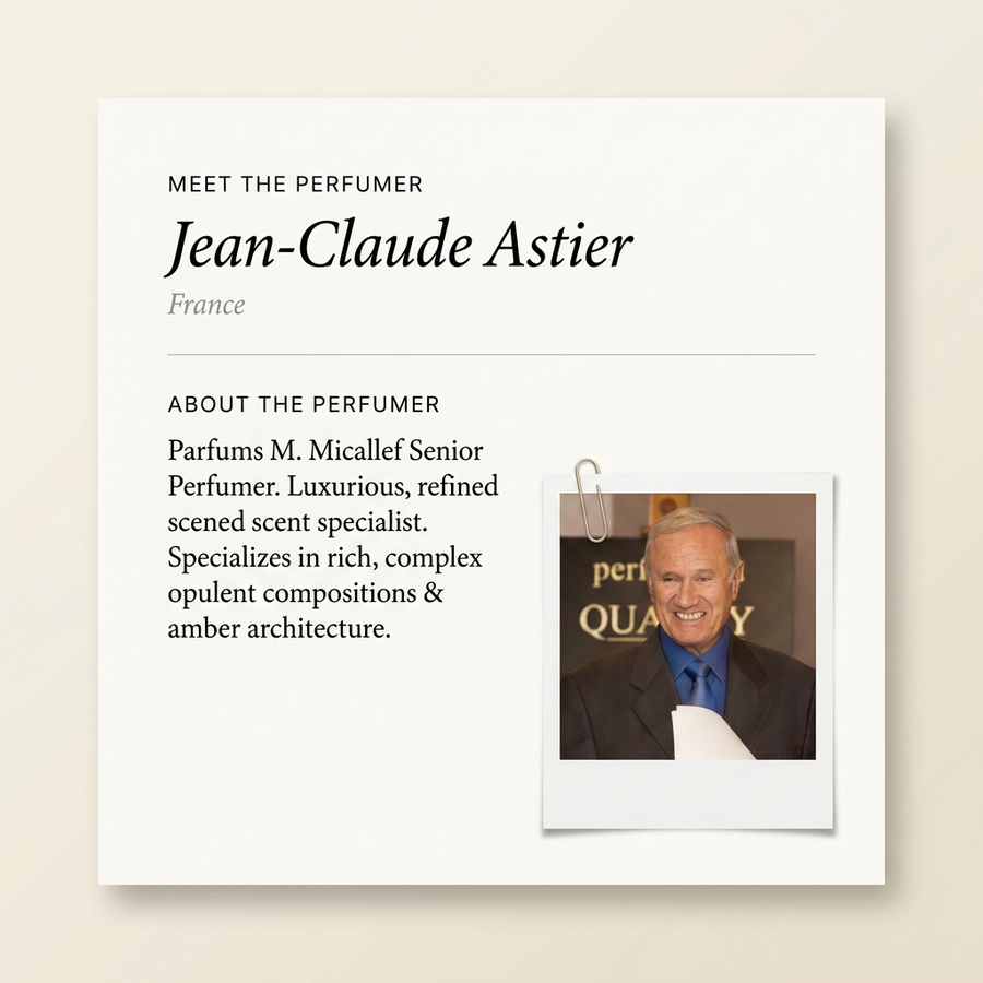 Jean-Claude Astier perfumer profile