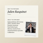 Julien Rasquinet perfumer profile