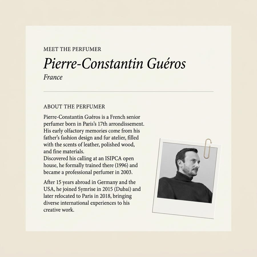 Pierre-Constantin Guéros perfumer profile