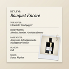 L’ORCHESTRE PARFUM Bouquet Encore fragrance profile card