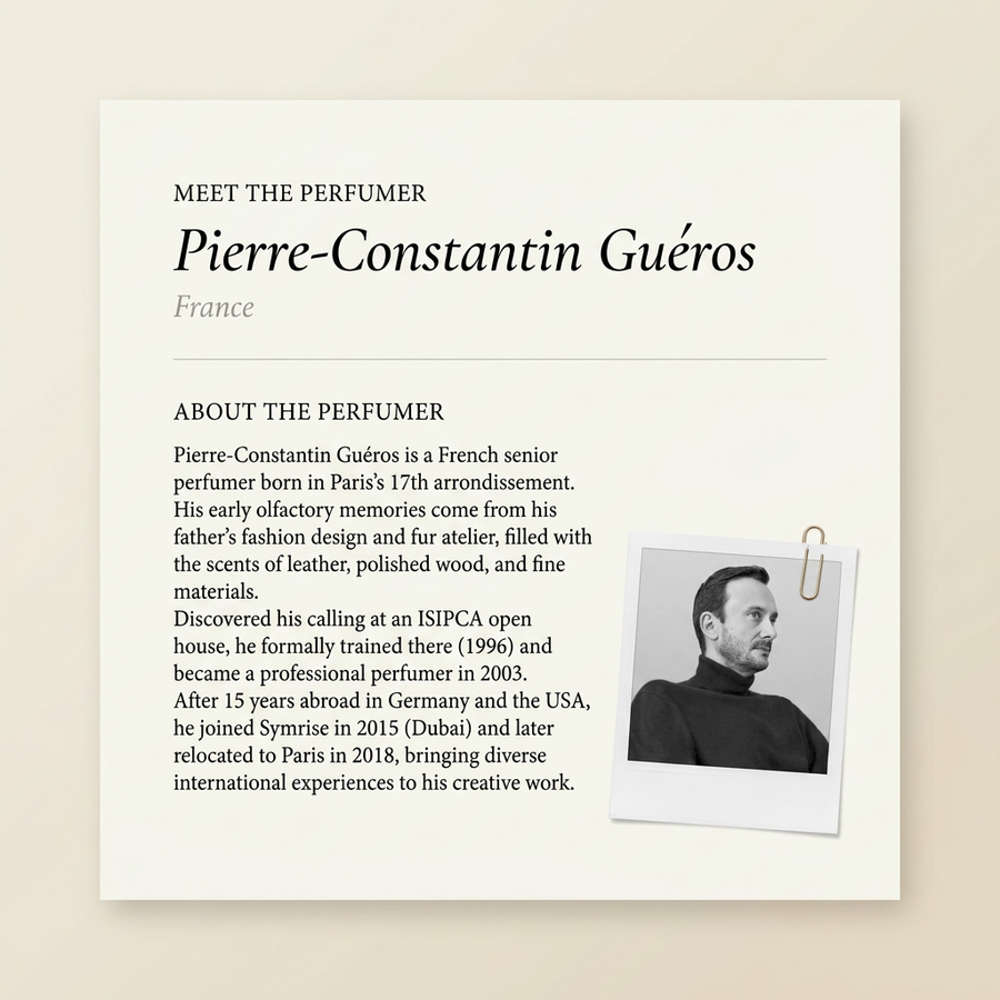 Pierre-Constantin Guéros perfumer profile