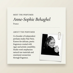 Anne-Sophie Behaghel perfumer profile