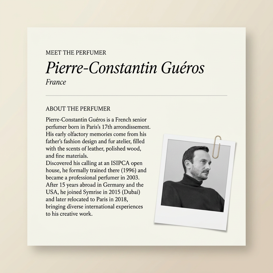 Pierre-Constantin Guéros perfumer profile