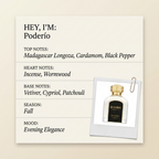 La Sabia Madrid Poderío fragrance profile card