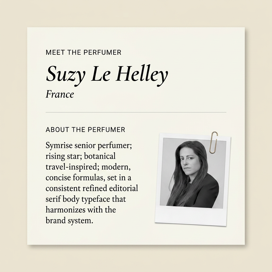 Suzy Le Helley perfumer profile