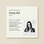 Fanny Bal perfumer profile