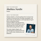 Mathieu Nardin perfumer profile