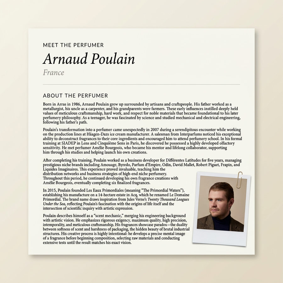 Arnaud Poulain perfumer profile