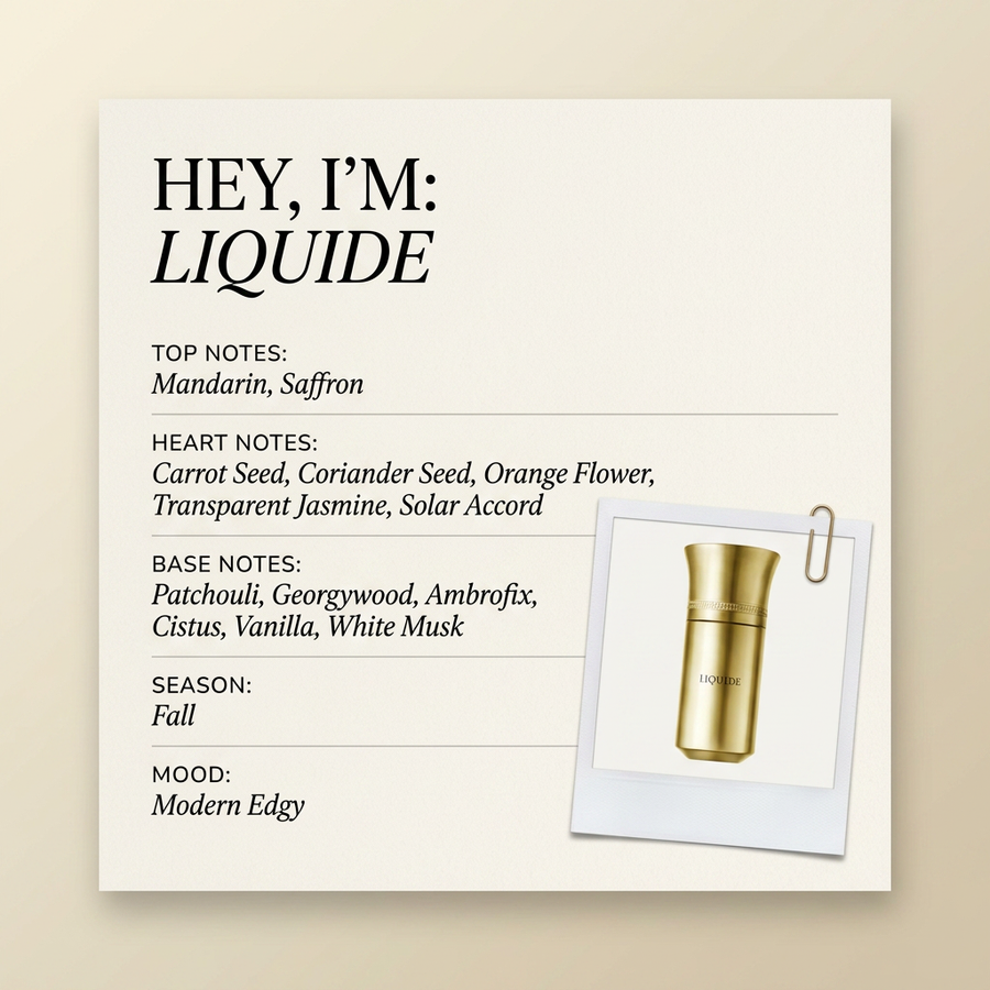 Liquides Imaginaires LIQUIDE fragrance profile card