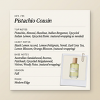Liquides Imaginaires Pistachio Cousin fragrance profile card