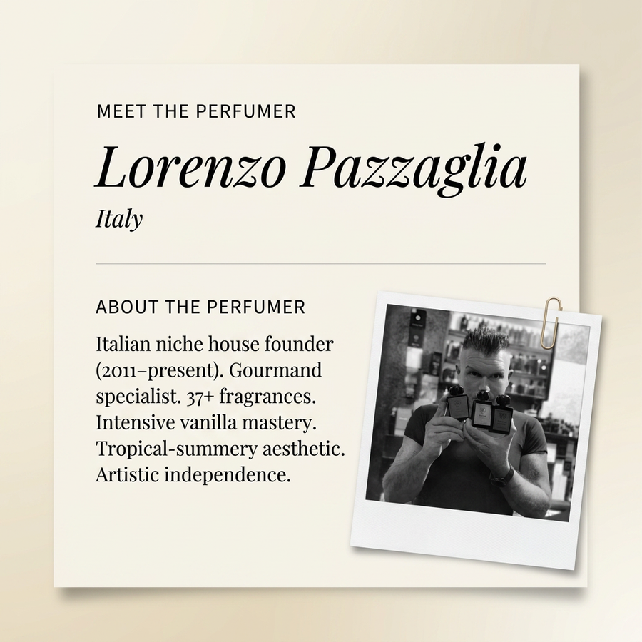 Lorenzo Pazzaglia perfumer profile