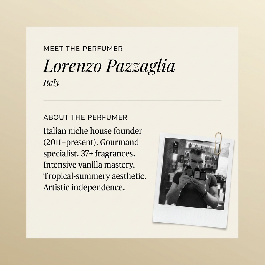 Lorenzo Pazzaglia perfumer profile