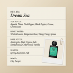 Lorenzo Pazzaglia Dream Sea fragrance profile card