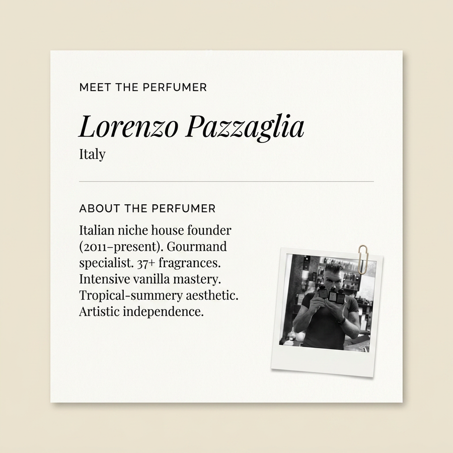 Lorenzo Pazzaglia perfumer profile