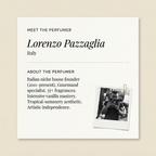 Lorenzo Pazzaglia perfumer profile