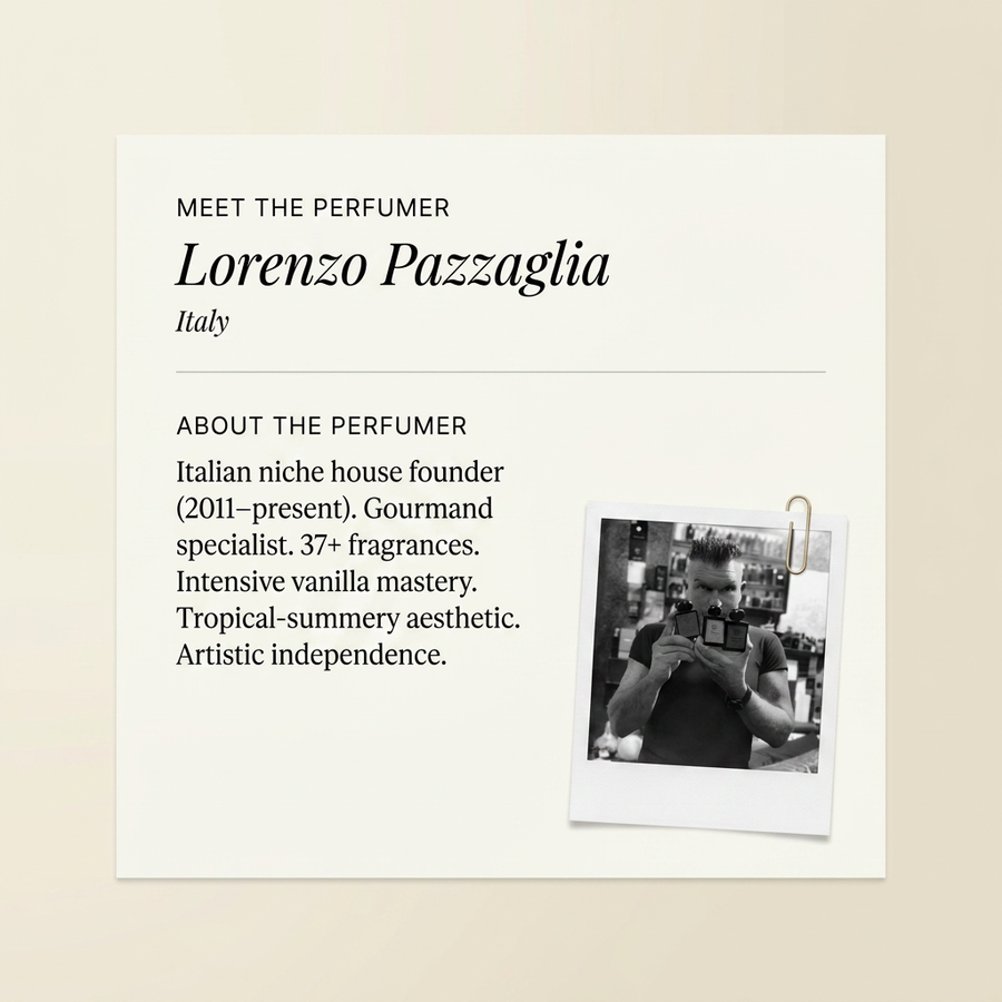 Lorenzo Pazzaglia perfumer profile