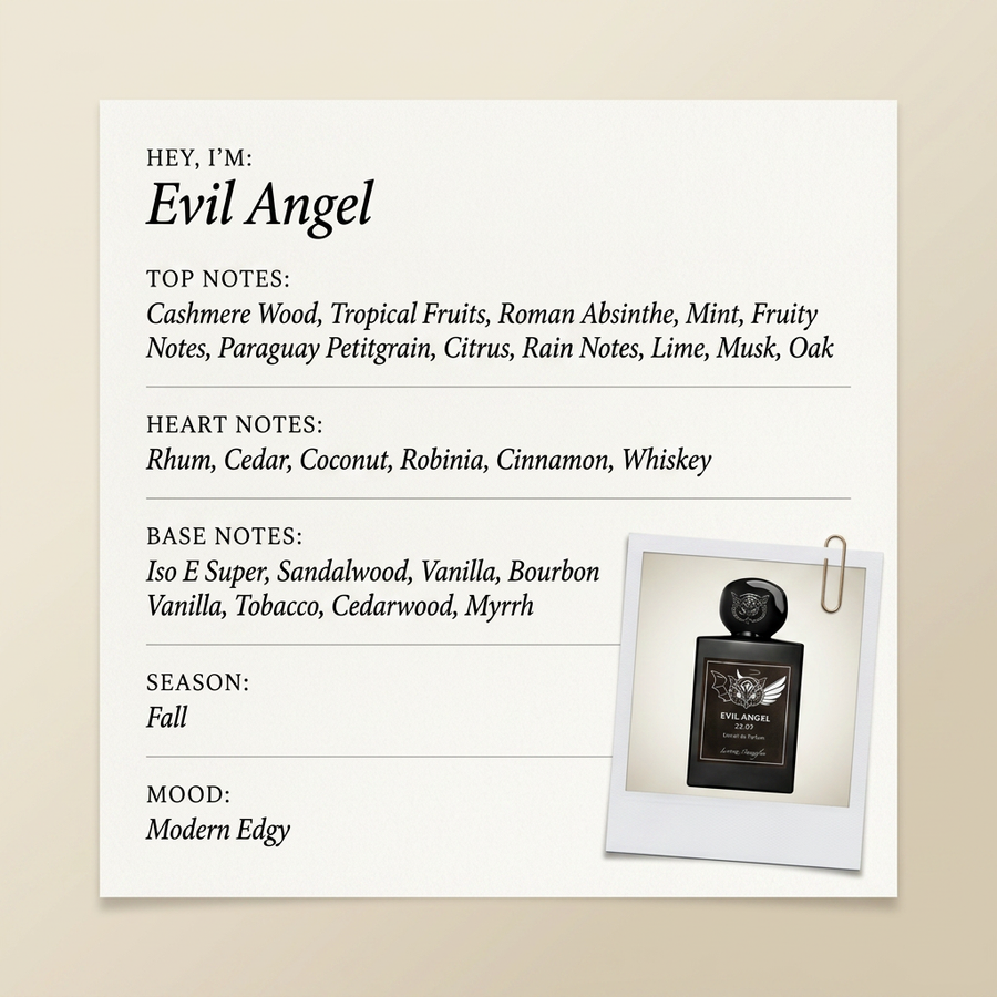 Lorenzo Pazzaglia Evil Angel fragrance profile card