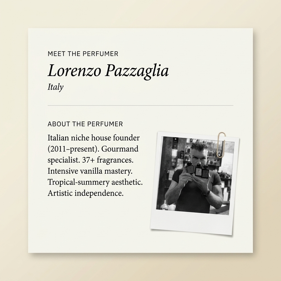 Lorenzo Pazzaglia perfumer profile