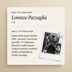 Lorenzo Pazzaglia perfumer profile