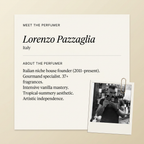 Lorenzo Pazzaglia perfumer profile