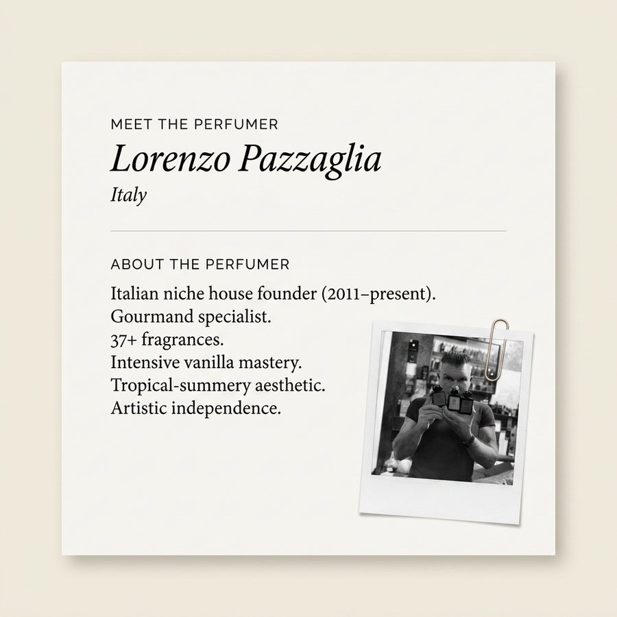 Lorenzo Pazzaglia perfumer profile