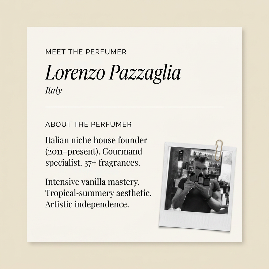 Lorenzo Pazzaglia perfumer profile