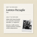 Lorenzo Pazzaglia perfumer profile