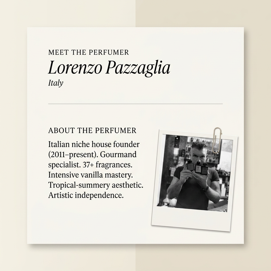 Lorenzo Pazzaglia perfumer profile