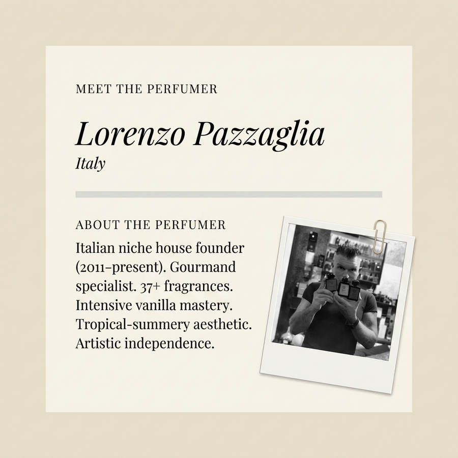Lorenzo Pazzaglia perfumer profile
