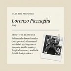 Lorenzo Pazzaglia perfumer profile