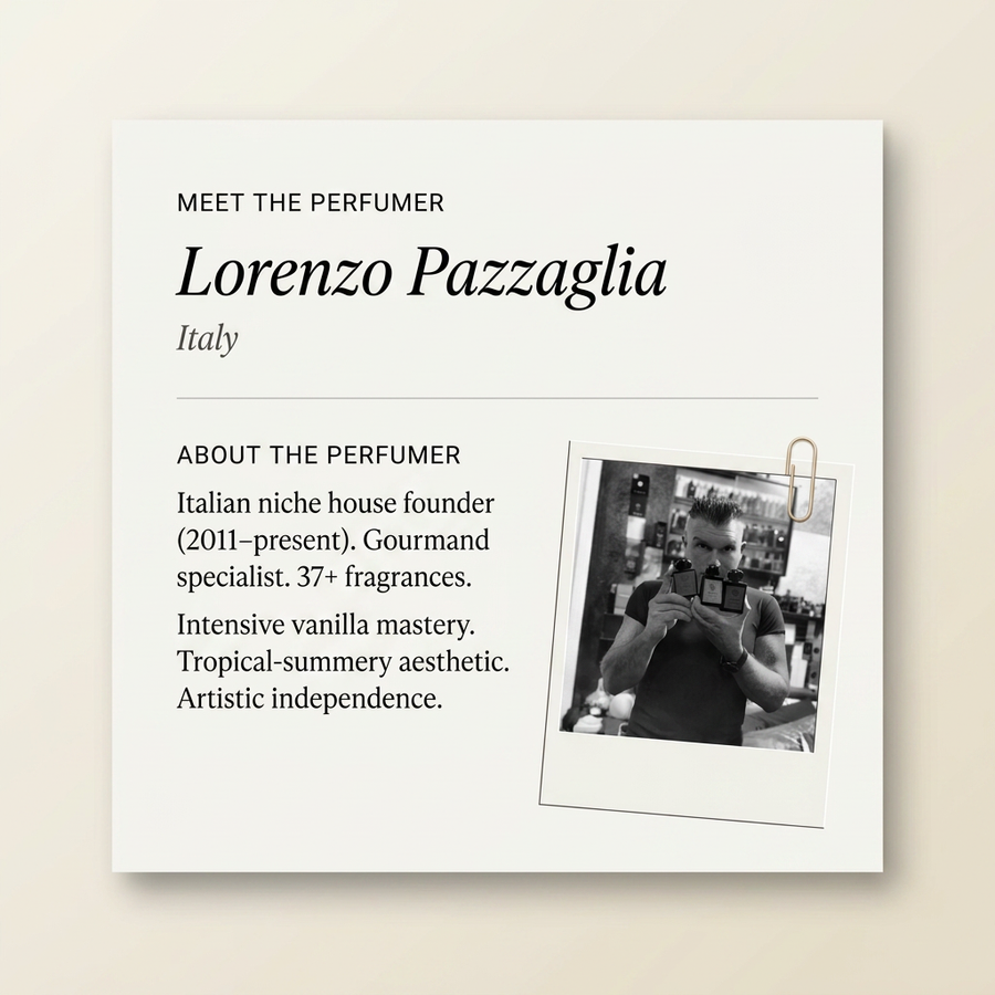 Lorenzo Pazzaglia perfumer profile