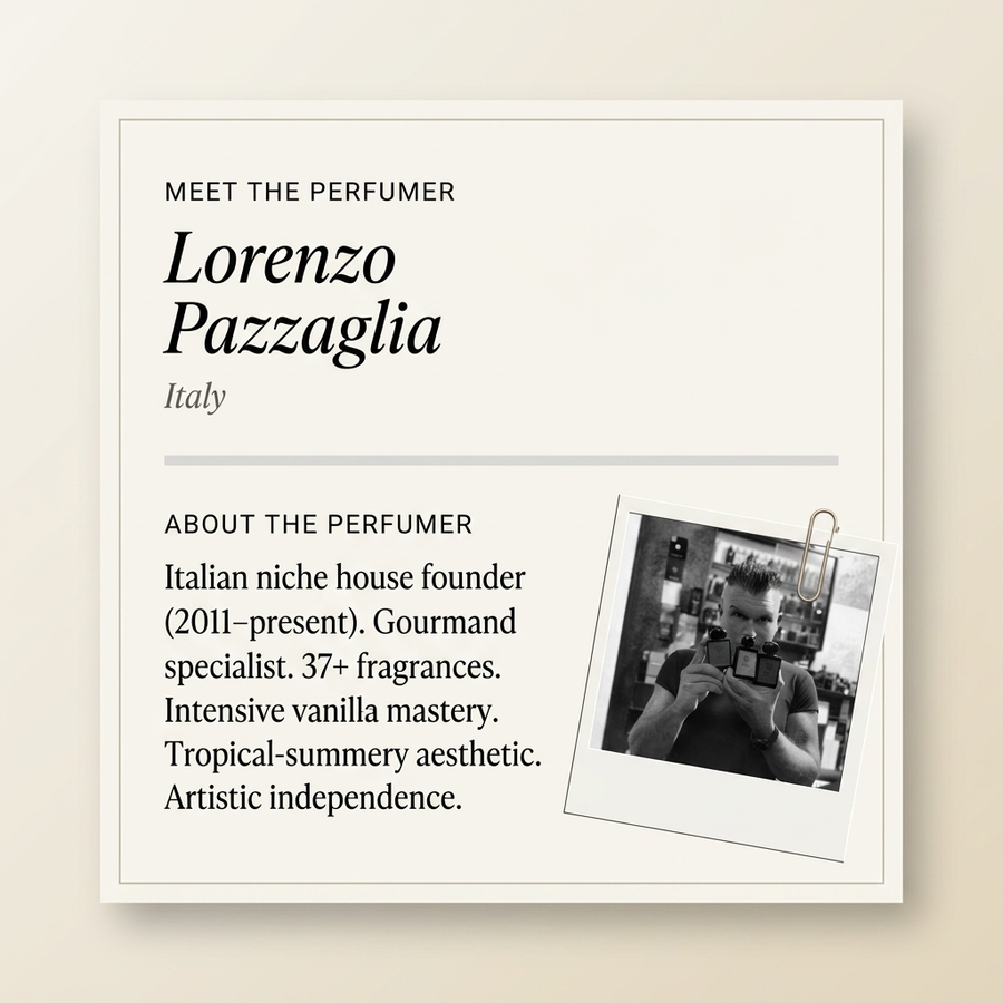 Lorenzo Pazzaglia perfumer profile