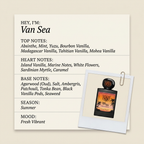 Lorenzo Pazzaglia Van Sea fragrance profile card