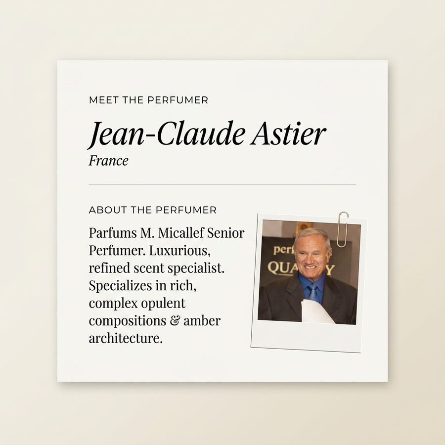 Jean-Claude Astier perfumer profile