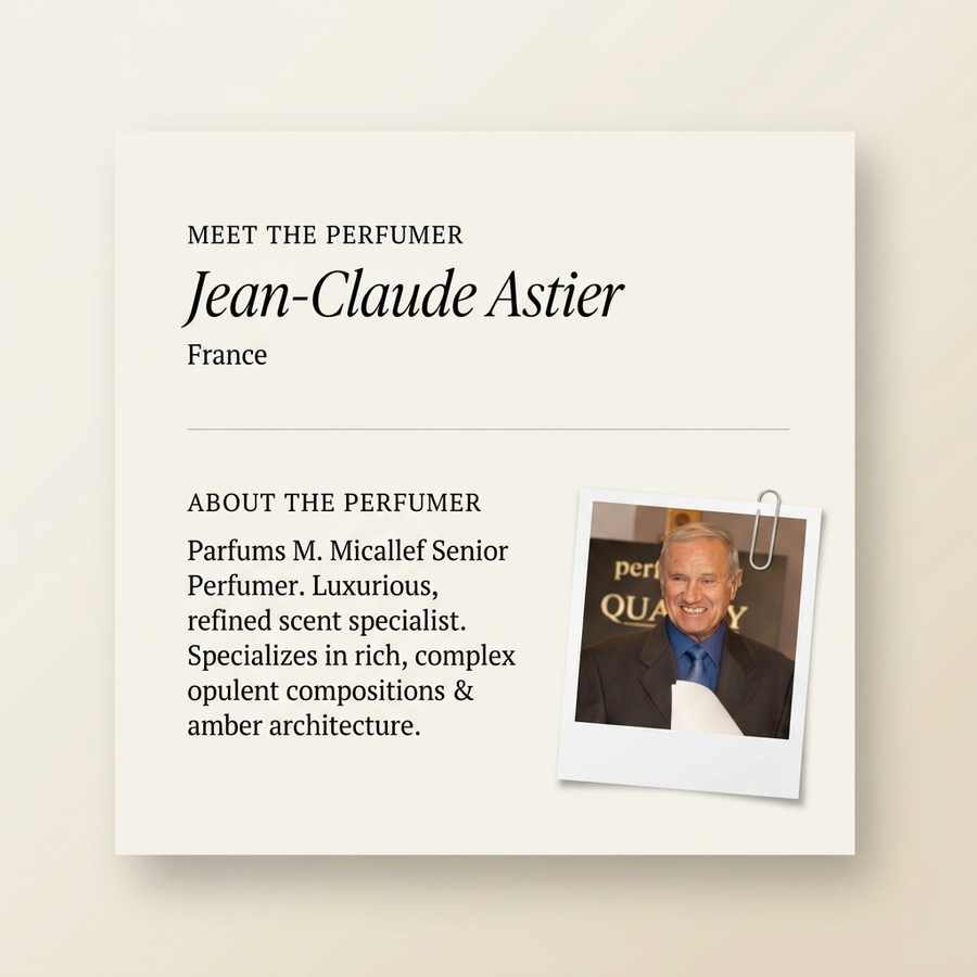 Jean-Claude Astier perfumer profile