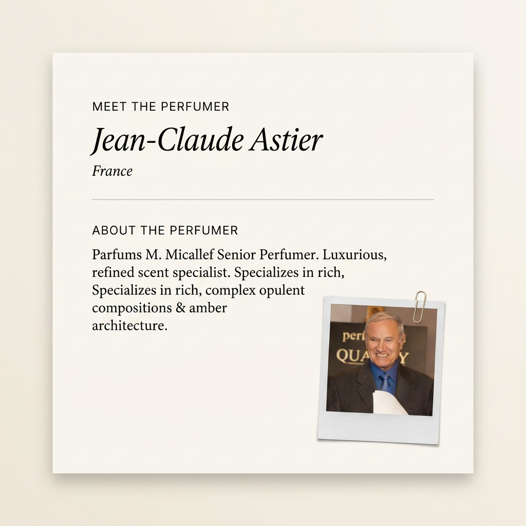 Jean-Claude Astier perfumer profile