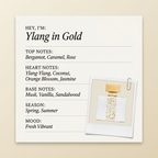 M. Micallef Ylang in Gold fragrance profile card