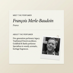 François Merle-Baudoin perfumer profile