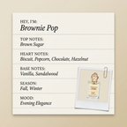 Maison Mataha Brownie Pop fragrance profile card