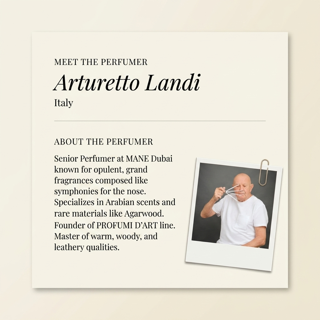 Arturetto Landi perfumer profile