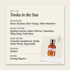 Maison Tahité Tonka in the Sun fragrance profile card