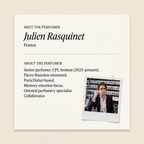 Julien Rasquinet perfumer profile