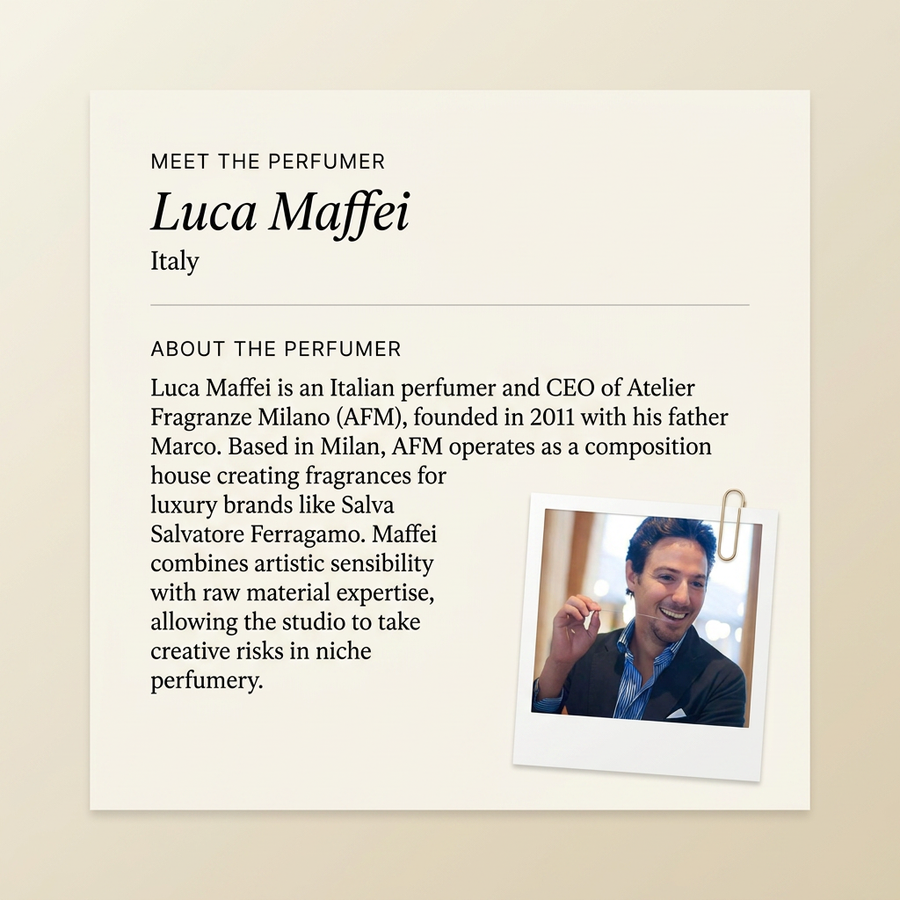 Luca Maffei perfumer profile