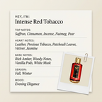 Mancera Paris Intense Red Tobacco fragrance profile card