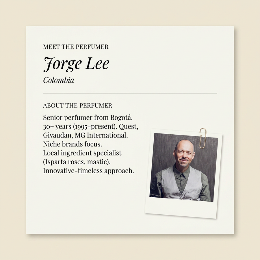 Jorge Lee perfumer profile