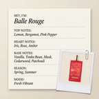 Mes Bisous Balle Rouge fragrance profile card