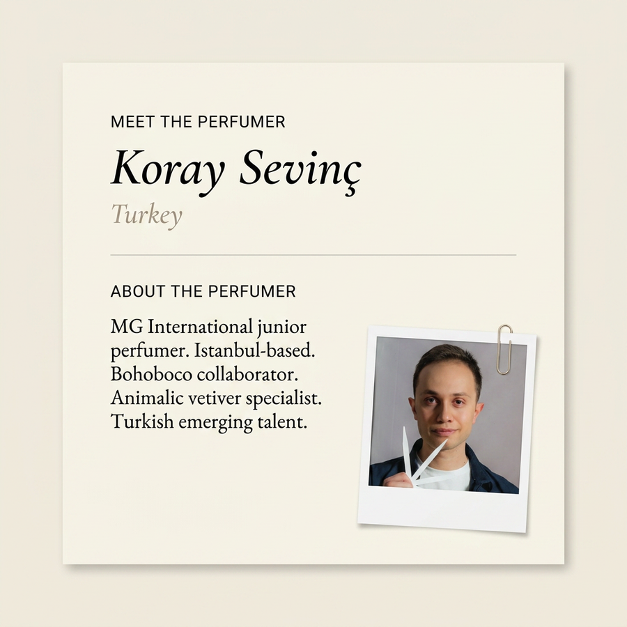 Koray Sevinç perfumer profile