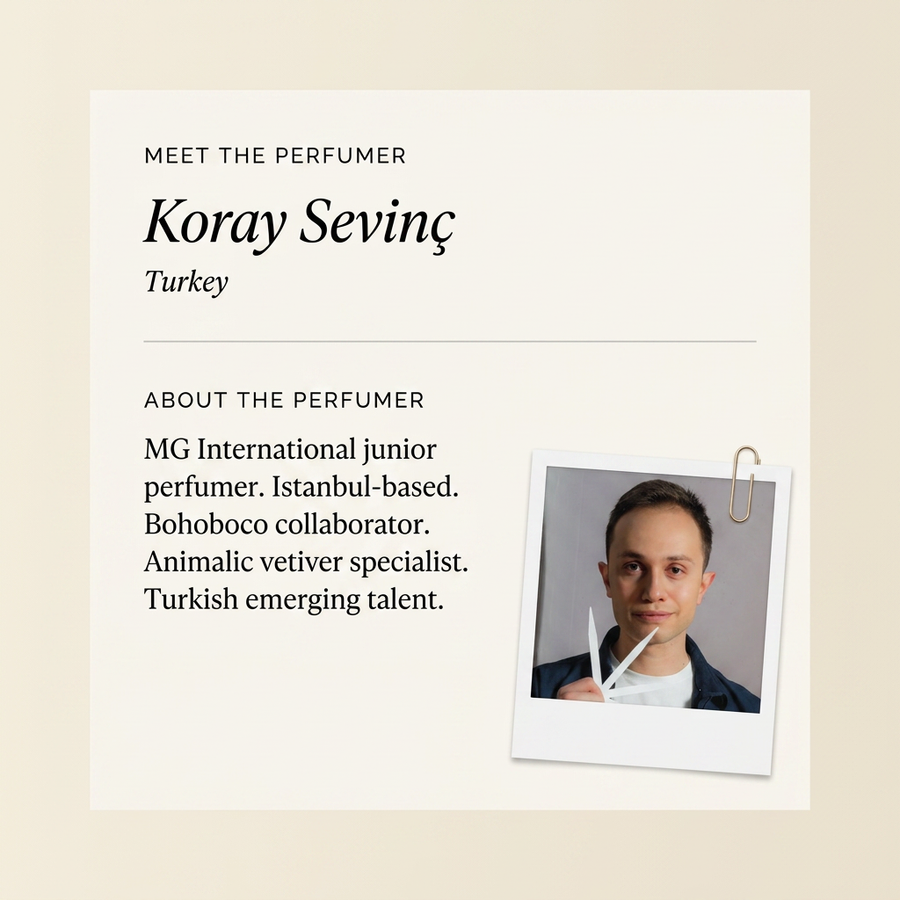 Koray Sevinç perfumer profile