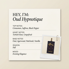 Mes Bisous Oud Hypnotique fragrance profile card