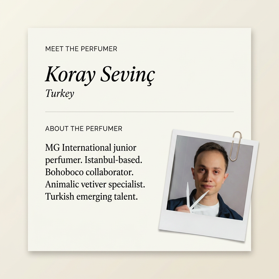 Koray Sevinç perfumer profile